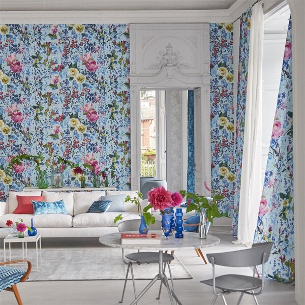 Designers Guild - Majolica Odstín tapety: Cornflower