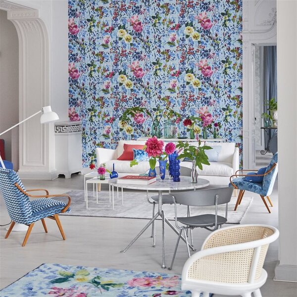 Designers Guild - Majolica Odstín tapety: Cornflower