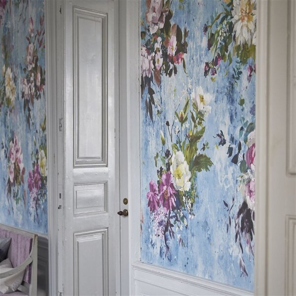 Designers Guild - Aubriet Odstín tapety: Slate Blue