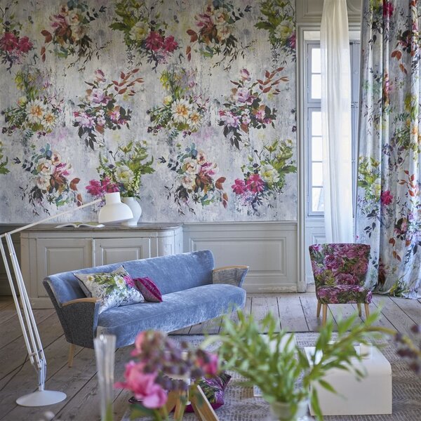 Designers Guild - Aubriet Odstín tapety: Slate Blue