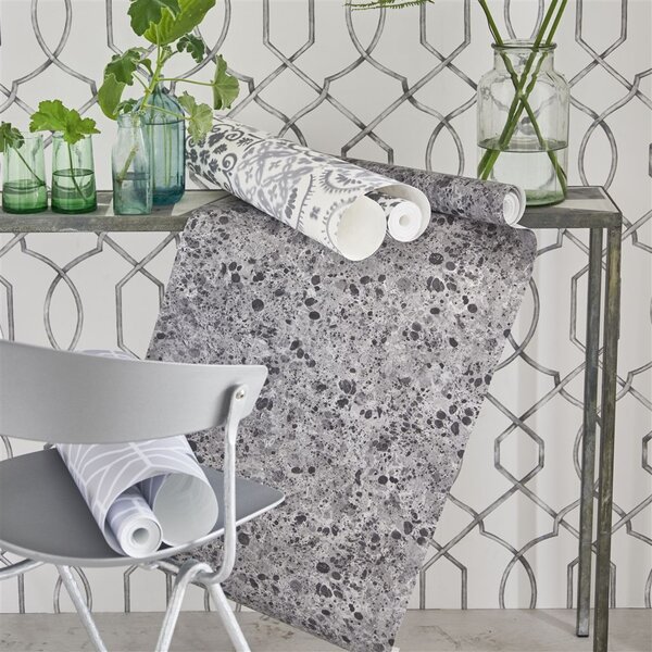 Designers Guild - Geomertics Odstín tapety: Ecru