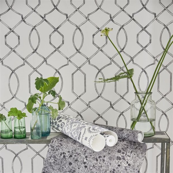 Designers Guild - Geomertics Odstín tapety: Ecru