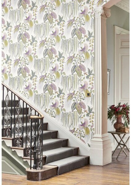 Sanderson Bird of paradise Odstín tapety: Linen