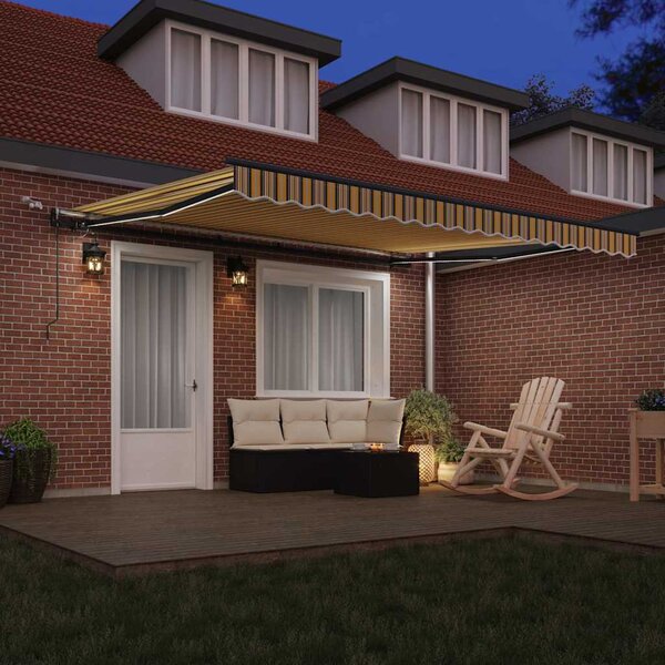 Stahovací markýza Vícebarevný 400 × 350 cm Polyester 3330774