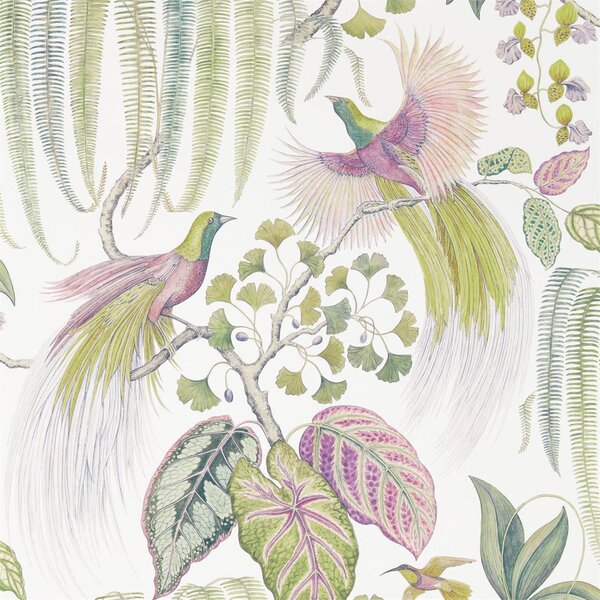 Sanderson Bird of paradise Odstín tapety: Linen