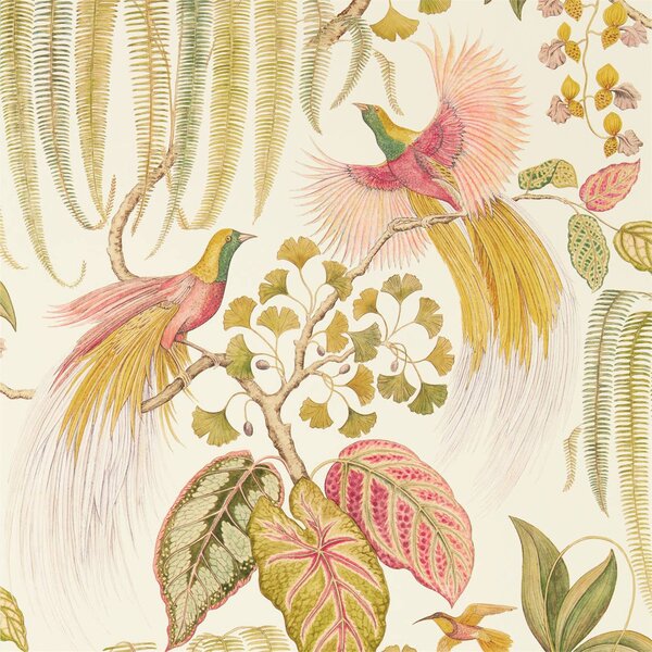 Sanderson Bird of paradise Odstín tapety: Linen