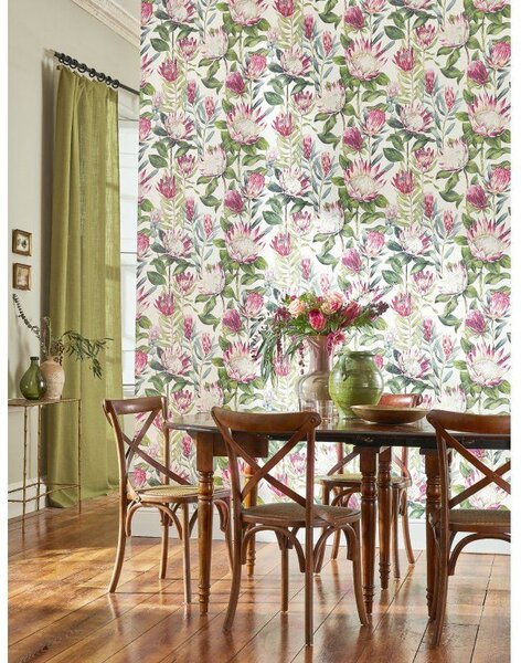 Sanderson King Protea Odstín tapety: Linen/Mica
