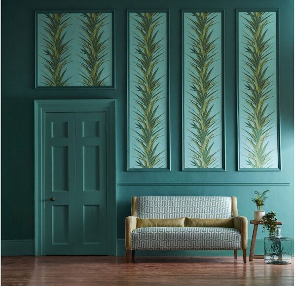 Sanderson Yucca Odstín tapety: Botanical Green