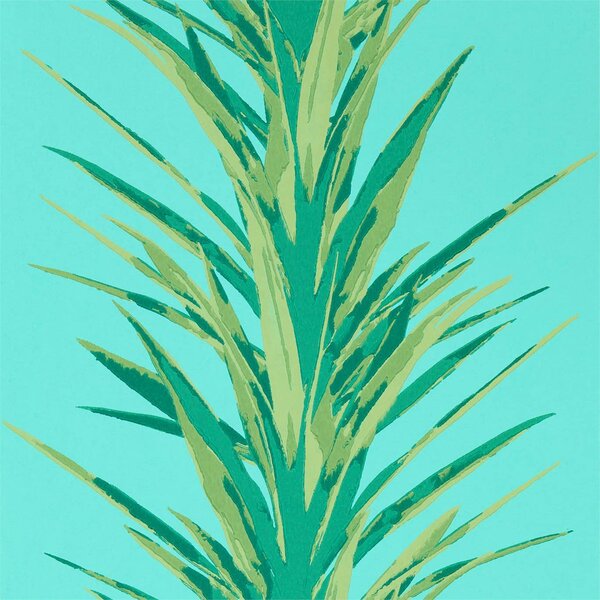 Sanderson Yucca Odstín tapety: Botanical Green