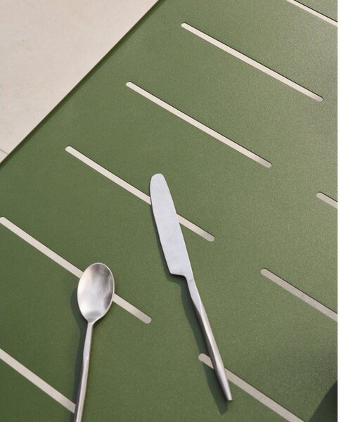 Ocelový zahradní jídelní stůl 90x180 cm Brai – Kave Home