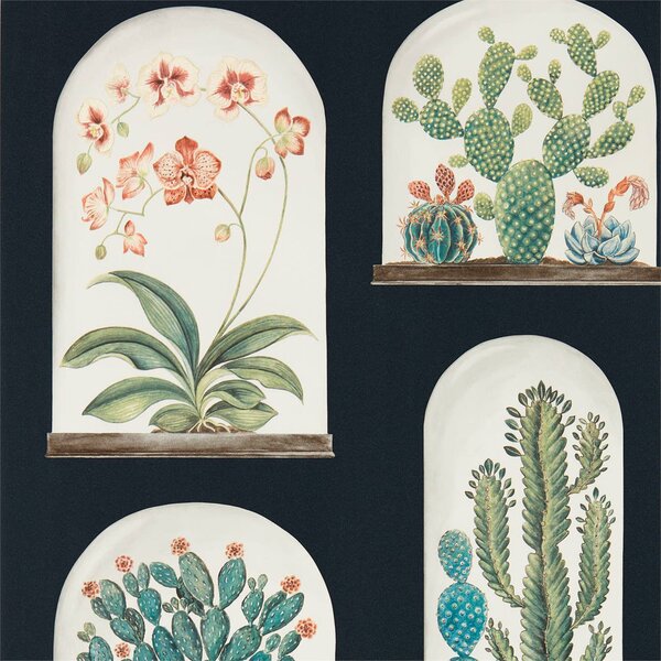 Sanderson Terrariums Odstín tapety: Ink/Multi