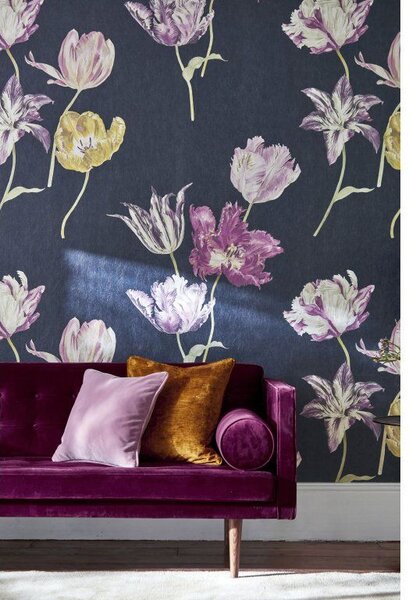 Sanderson Tulipomania Odstín tapety: Tulipomania Ink