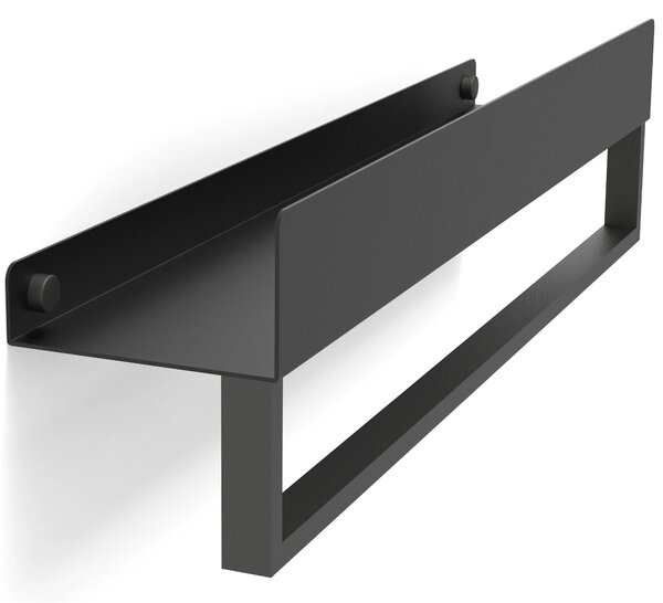 Police do koupelny SF01 45cm black matt