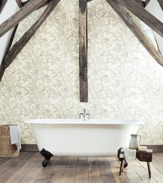 Sanderson Farthing Wood Odstín tapety: Silver