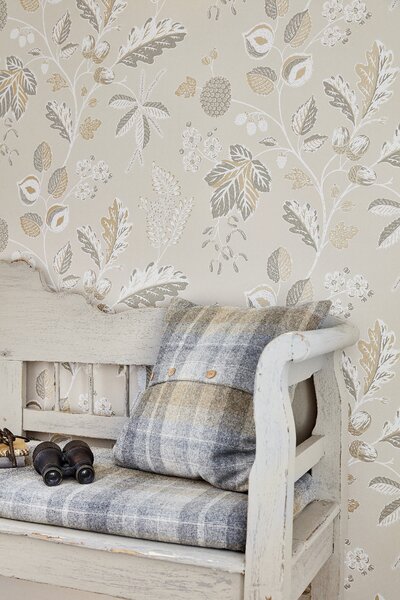 Sanderson Warwick Odstín tapety: Taupe