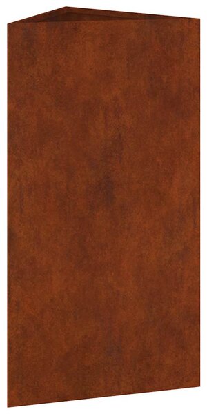 Zahradní truhlík 40 x 34,5 x 75 cm cortenová ocel
