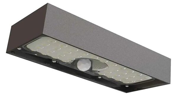 LED Solární reflektor se senzorem pohybu LED/3,7V 3000mAh 4000K IP65 černá