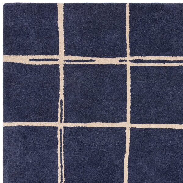 Tribeca Design Kusový koberec Swans Grid Marine Rozměry: 80x150 cm
