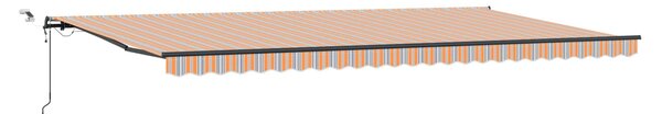 Stahovací markýza Vícebarevný 600 × 300 cm Polyester 3331620