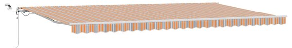 Stahovací markýza Vícebarevný 600 × 300 cm Polyester 3331616