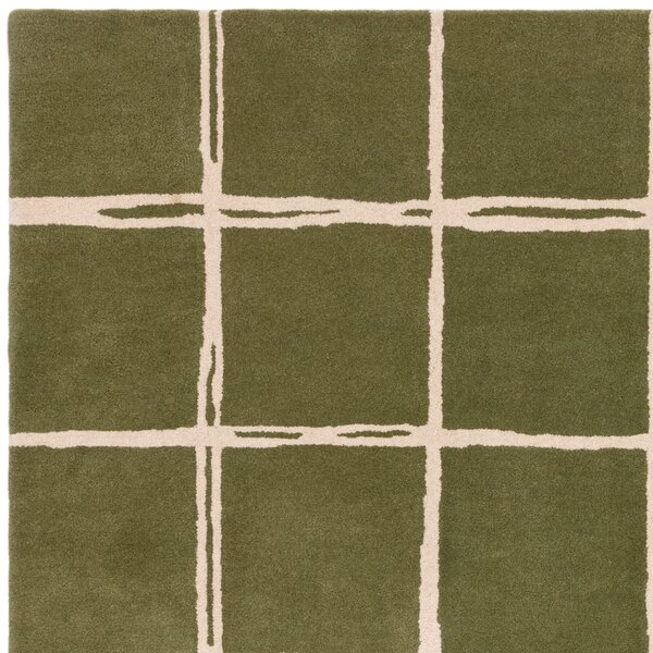 Tribeca Design Kusový koberec Swans Grid Olive Rozměry: 80x150 cm