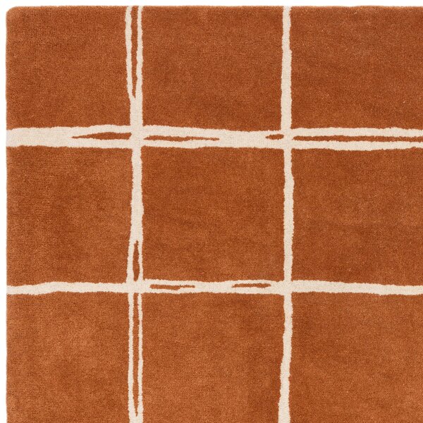 Tribeca Design Kusový koberec Swans Grid Rust Rozměry: 80x150 cm
