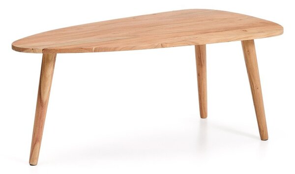 Konferenční stolek z masivu akácie v přírodní barvě 60x110,5 cm Duvani – Kave Home