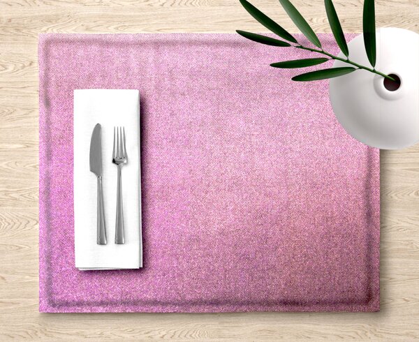 Ervi dekorační sametové prostírání na stůl - Rasel růžové - Erviplas