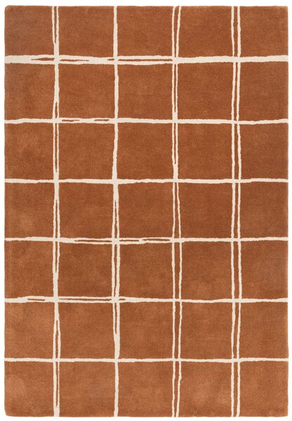 Tribeca Design Kusový koberec Swans Grid Rust Rozměry: 120x170 cm