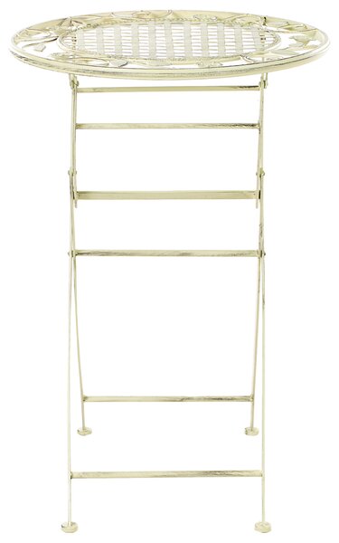 Zahradní barový stůl BIVIO 60 cm 60 cm Kov Světle zelená