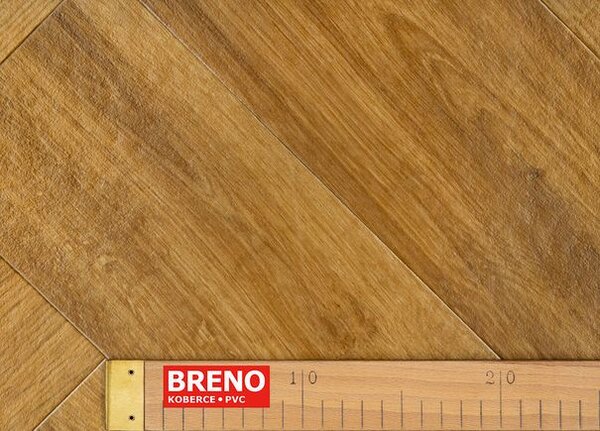 Breno PVC MAXIMA EKO Boreal 060 - hnědé dřevo, šíře 100 cm