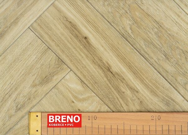 Breno PVC MAXIMA EKO Estate Oak 041 - světlé dřevo, šíře 100 cm