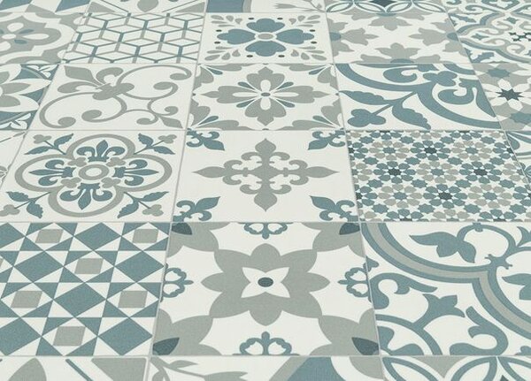 Breno PVC TEX-STYLE Algarve 790M - dlaždičky, šíře 100 cm