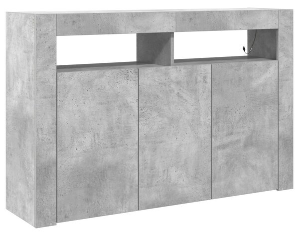 Servírovací skříň Betonově šedá 116 x 30 x 75 cm 3333879