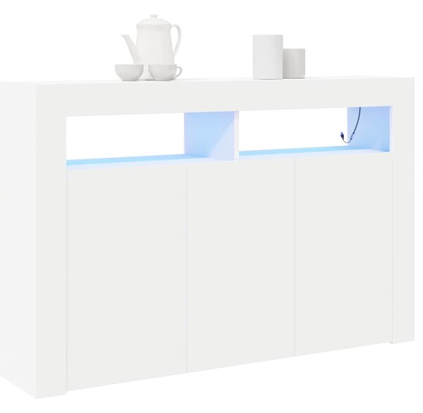 Servírovací skříň Bílá 116 x 30 x 75 cm Kompozitní dřevo 3333876