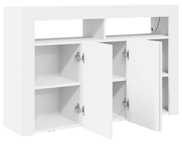 Servírovací skříň Bílá 116 x 30 x 75 cm Kompozitní dřevo 3333876