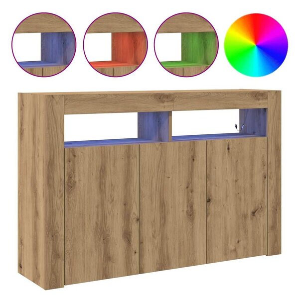 Servírovací skříň Artisanový dub 116 x 30 x 75 cm 3333884