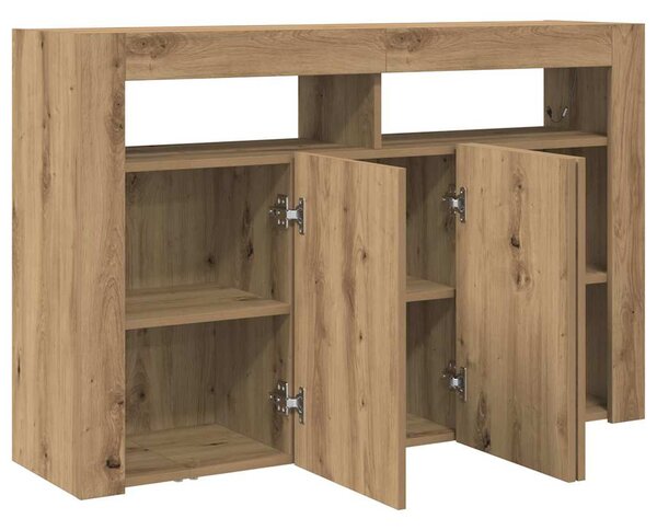Servírovací skříň Artisanový dub 116 x 30 x 75 cm 3333884