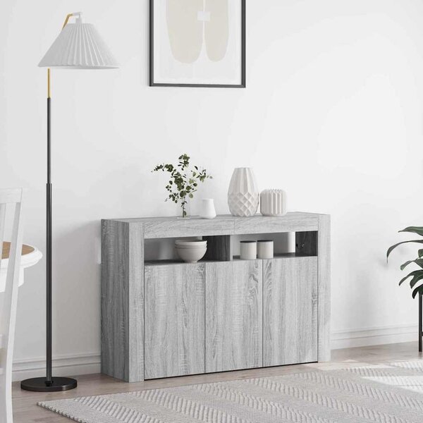 Servírovací skříň Šedá Sonoma 116 x 30 x 75 cm Kompozitní dřevo 3333881