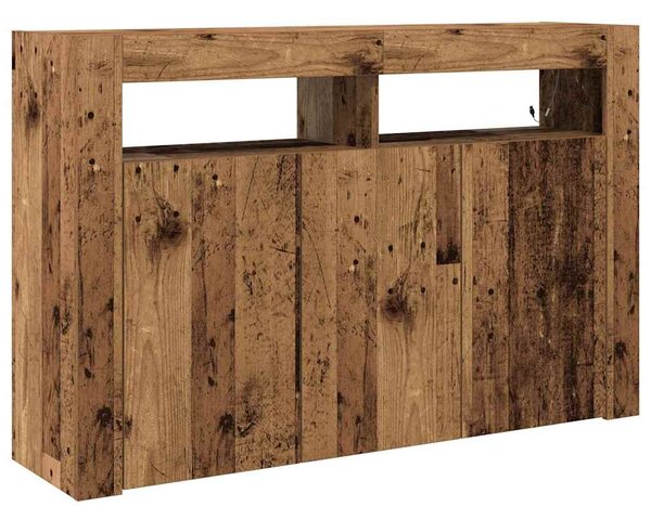 Servírovací skříň Staré dřevo 116 x 30 x 75 cm Kompozitní dřevo 3333883