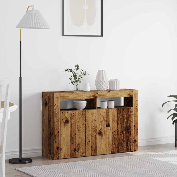 Servírovací skříň Staré dřevo 116 x 30 x 75 cm Kompozitní dřevo 3333883