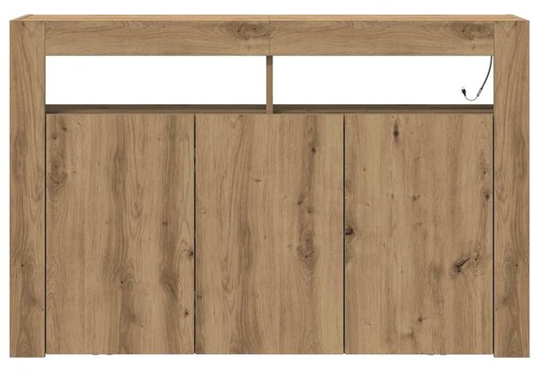 Servírovací skříň Artisanový dub 116 x 30 x 75 cm 3333884
