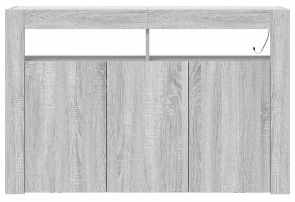 Servírovací skříň Šedá Sonoma 116 x 30 x 75 cm Kompozitní dřevo 3333881