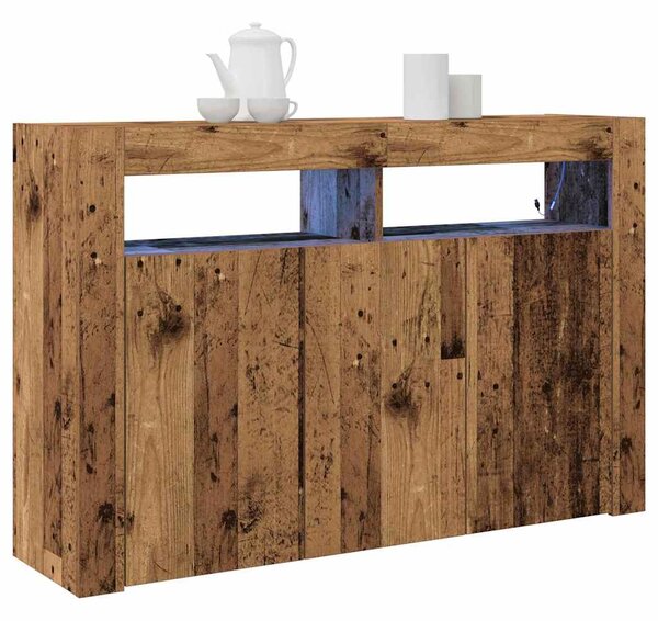 Servírovací skříň Staré dřevo 116 x 30 x 75 cm Kompozitní dřevo 3333883