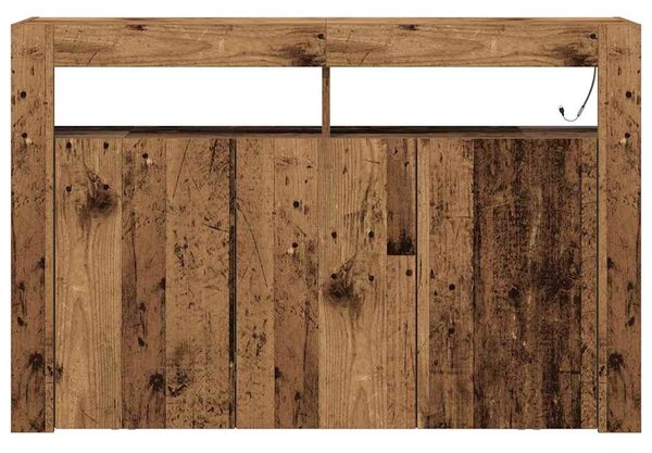 Servírovací skříň Staré dřevo 116 x 30 x 75 cm Kompozitní dřevo 3333883