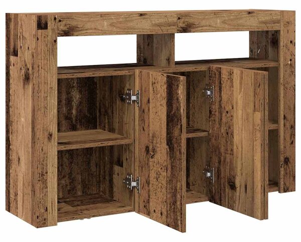 Servírovací skříň Staré dřevo 116 x 30 x 75 cm Kompozitní dřevo 3333883