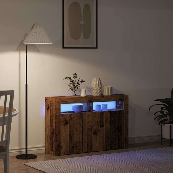 Servírovací skříň Staré dřevo 116 x 30 x 75 cm Kompozitní dřevo 3333883