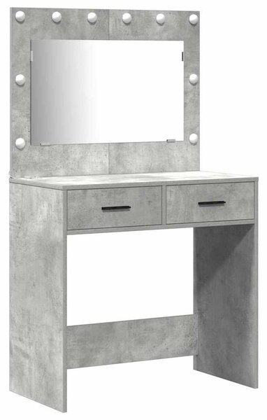 Kosmetický stůl 2 ks Šedá 78,5 x 41 x 135 cm Kompozitní dřevo 3334266