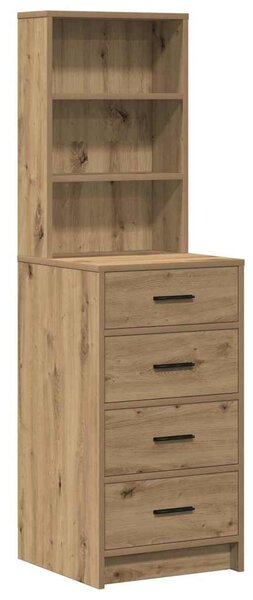 Kosmetický stůl 2 ks Hnědá 50 x 41 x 135 cm Kompozitní dřevo 3334208