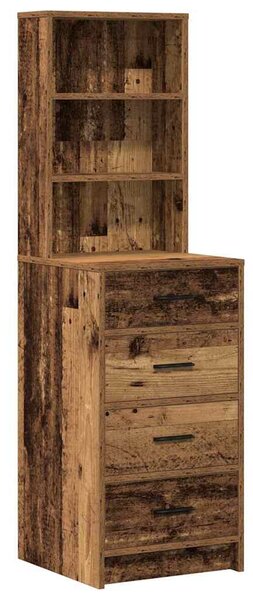Kosmetický stůl 3 ks Hnědá 40 x 41 x 135 cm Kompozitní dřevo 3334225
